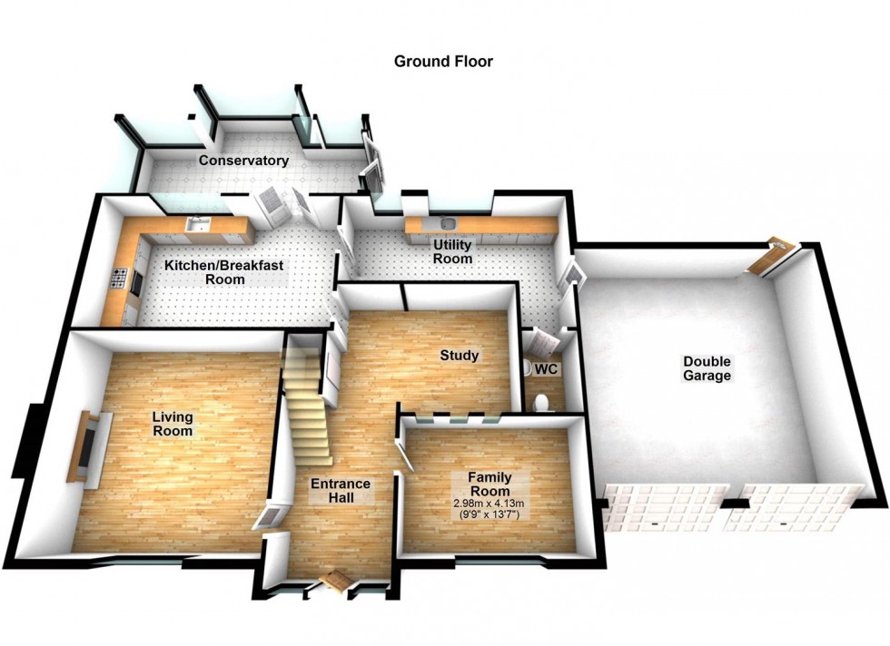 Floorplan for Coates Road, Eastrea, Whittlesey, Peterborough