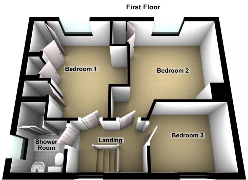 Floorplan for Beech Avenue, Spalding