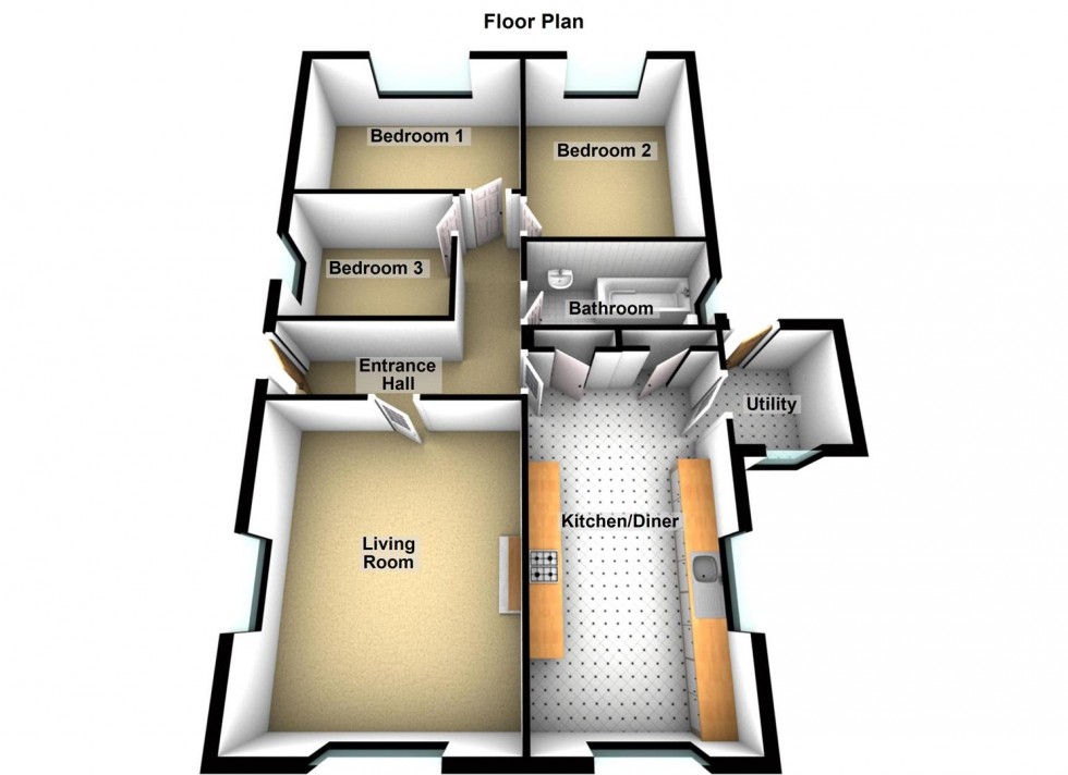 Floorplan for West Mill, Easton On The Hill, Stamford