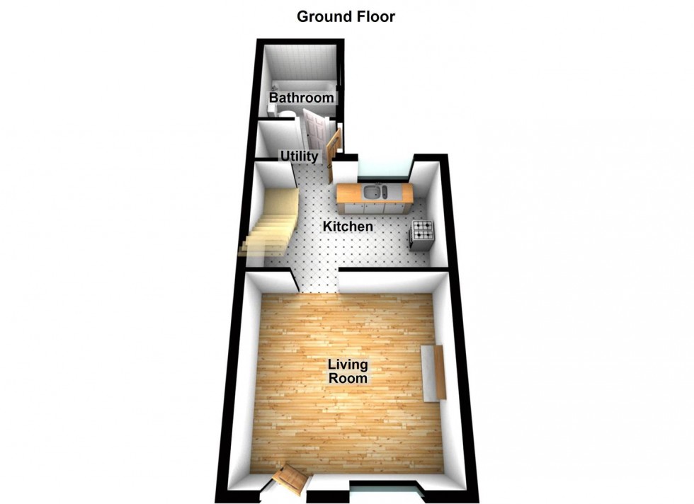 Floorplan for Whalley Street, Peterborough