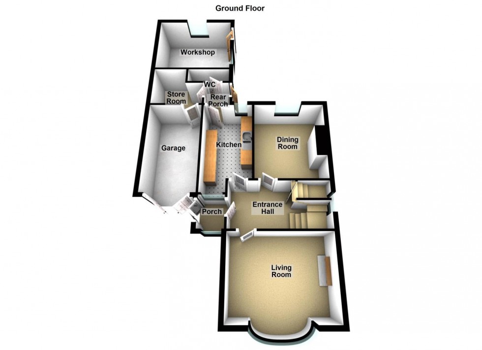 Floorplan for Warbon Avenue, Peterborough