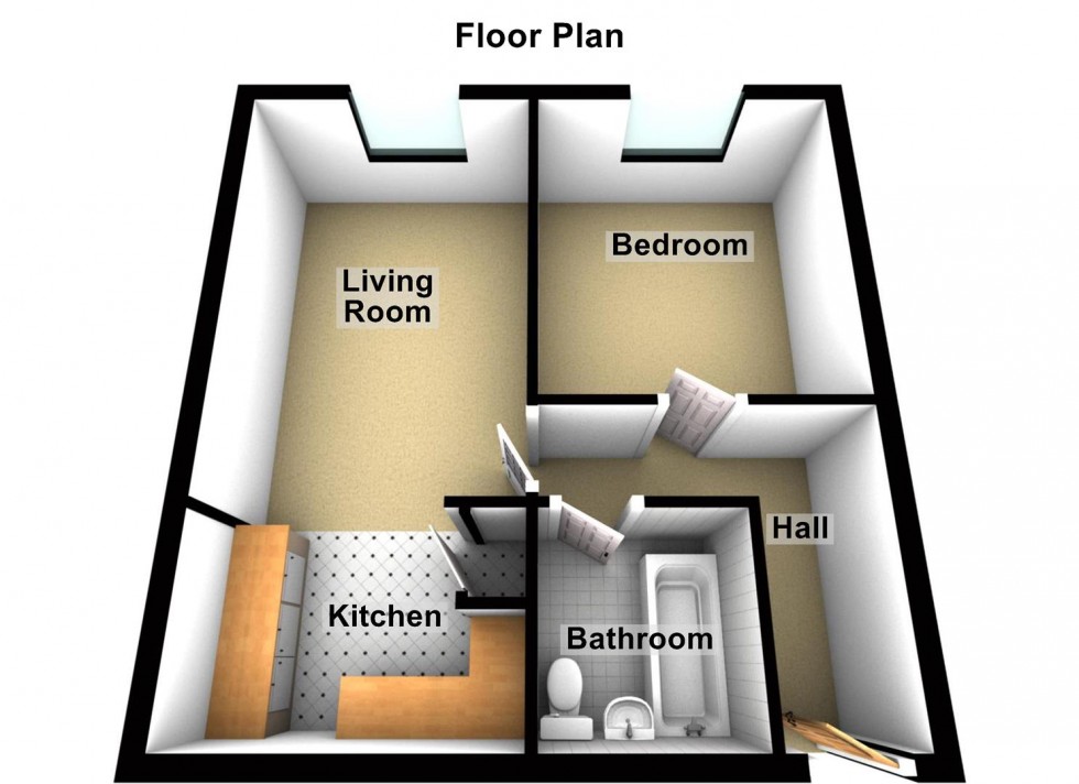 Floorplan for Herlington House, Orton Malborne, Peterborough