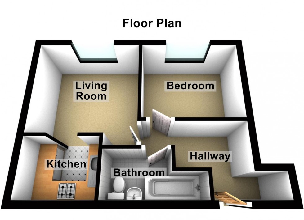 Floorplan for Farnsworth Court, Fletton, Peterborough