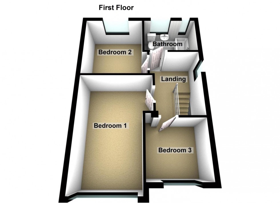 Floorplan for Rycroft Avenue, Deeping St. James, Peterborough