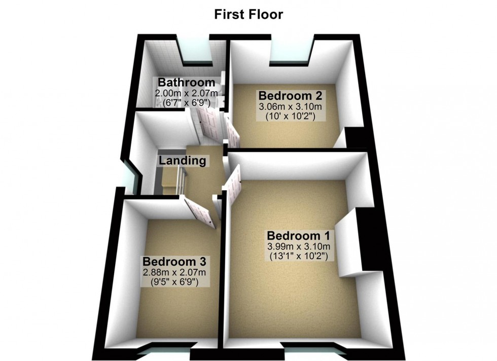 Floorplan for London Road, Peterborough