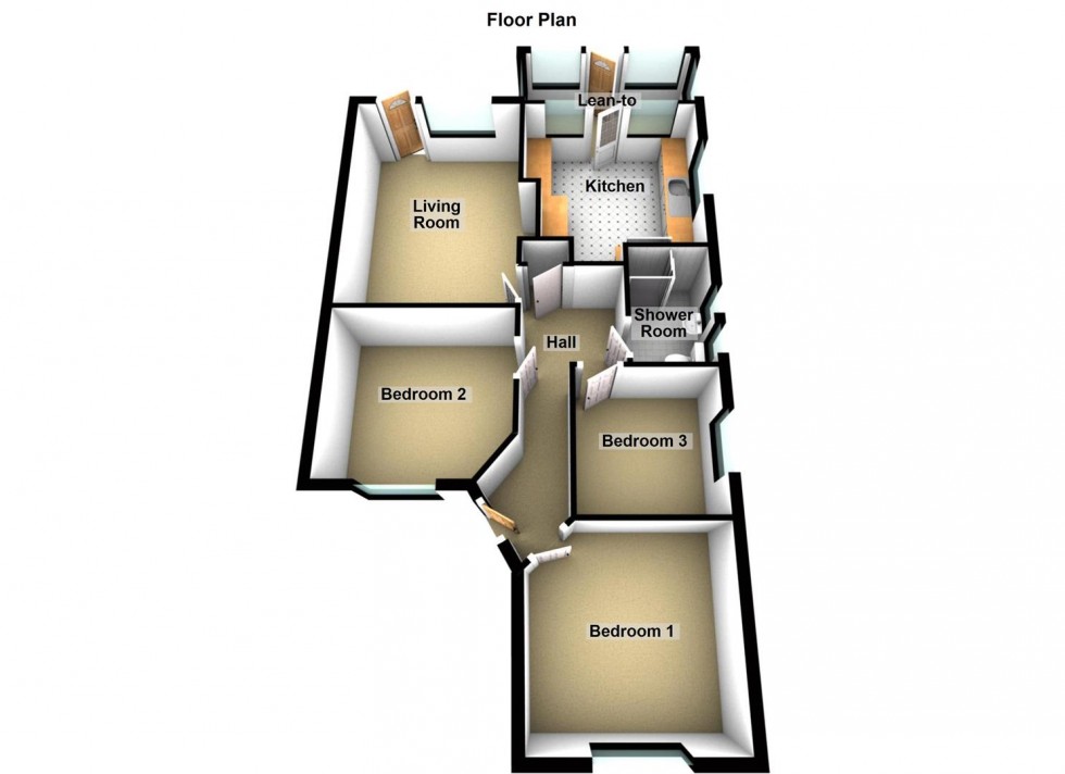 Floorplan for Amberley Slope, Werrington, Peterborough