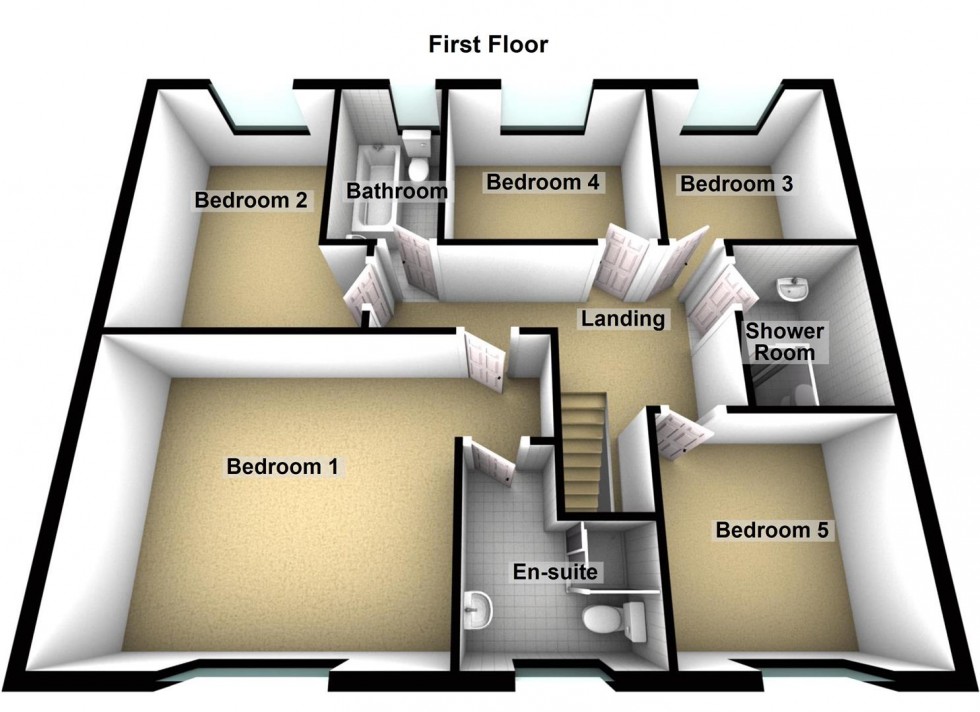 Floorplan for Vestry Close, Thorney, Peterborough