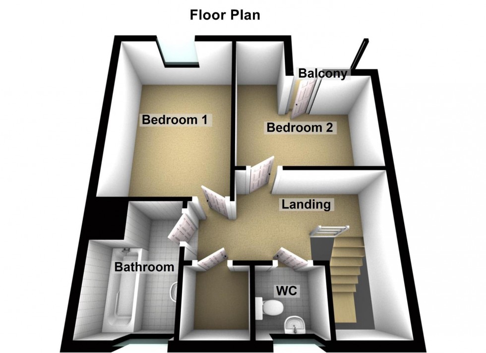 Floorplan for Leighton, Orton Malborne, Peterborough