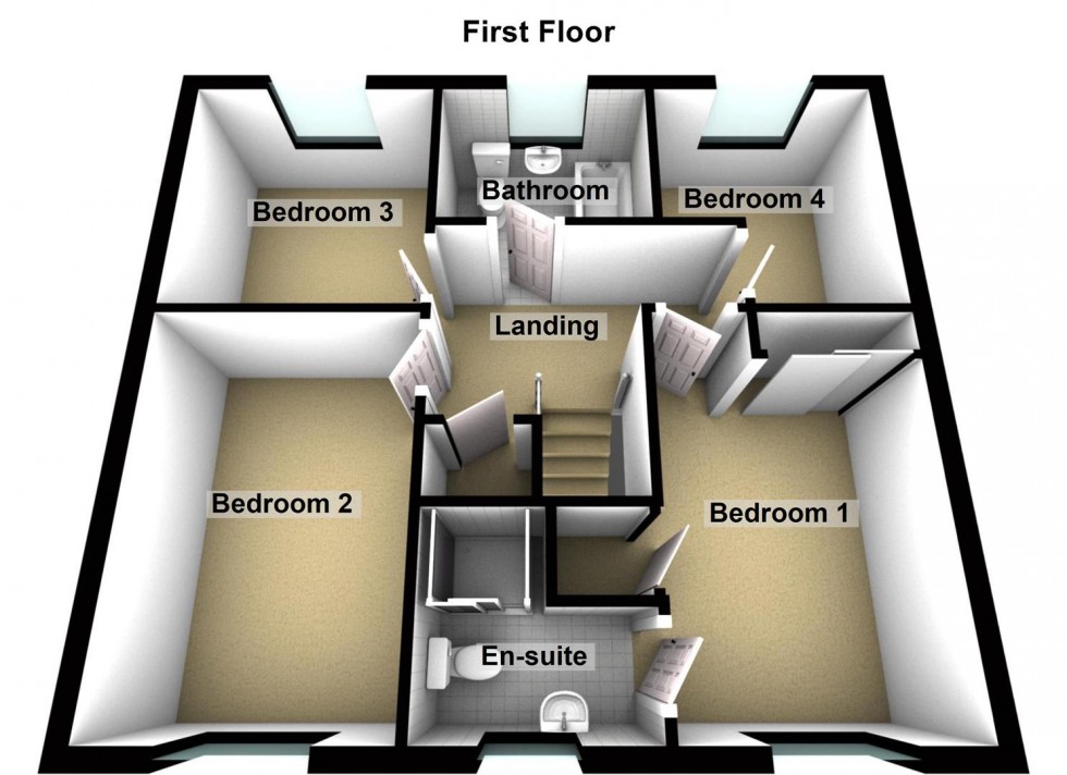 Floorplan for Whitby Avenue, Eye, Peterborough