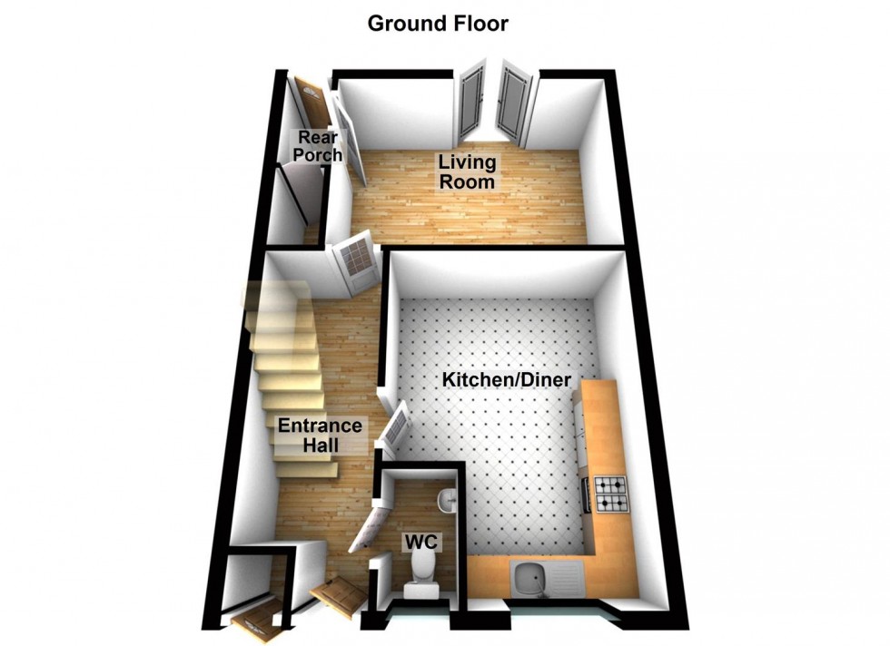 Floorplan for Muskham, Bretton, Peterborough