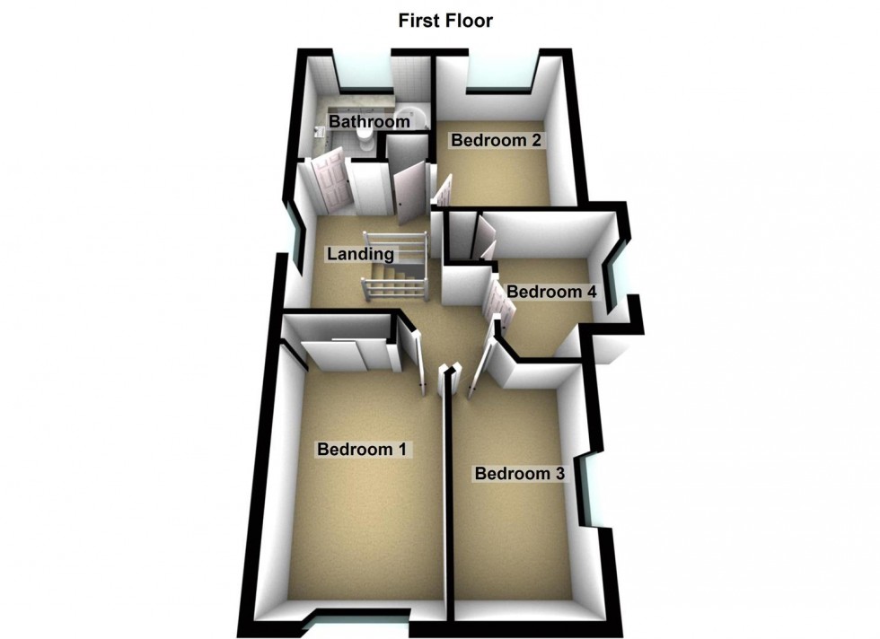 Floorplan for Caldbeck Close, Gunthorpe, Peterborough