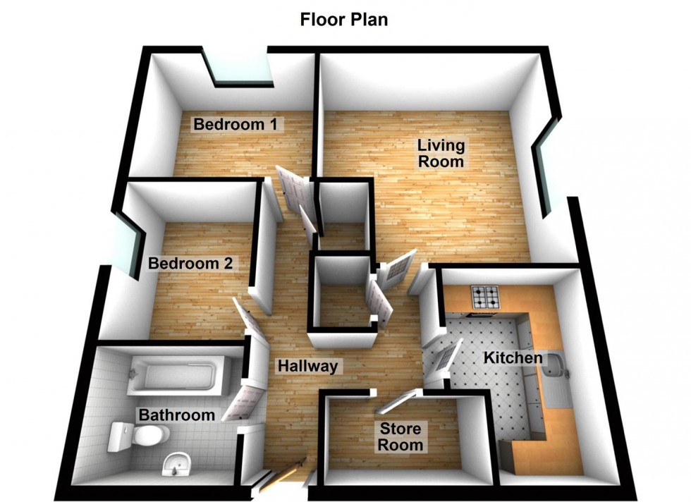 Floorplan for Greenham, Bretton, Peterborough