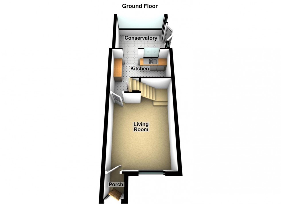 Floorplan for Wycliffe Grove, Werrington, Peterborough