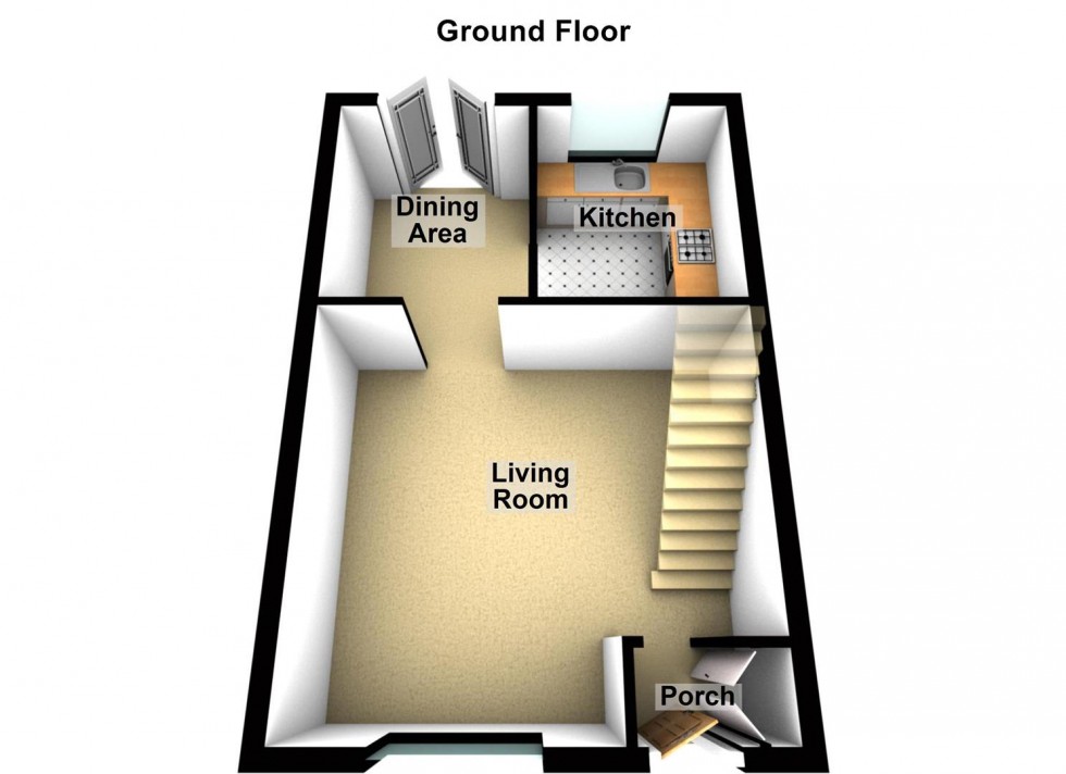 Floorplan for Stamper Street, Bretton, Peterborough