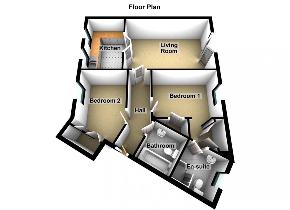 Floorplan for Eagle Way, Hampton Centre, Peterborough