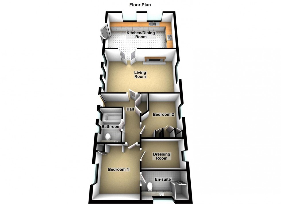 Floorplan for Yarwell Mill, Yarwell, Peterborough