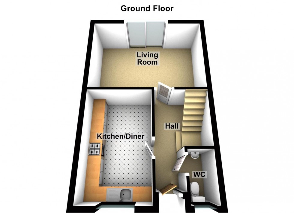 Floorplan for Palmerston Road, Peterborough