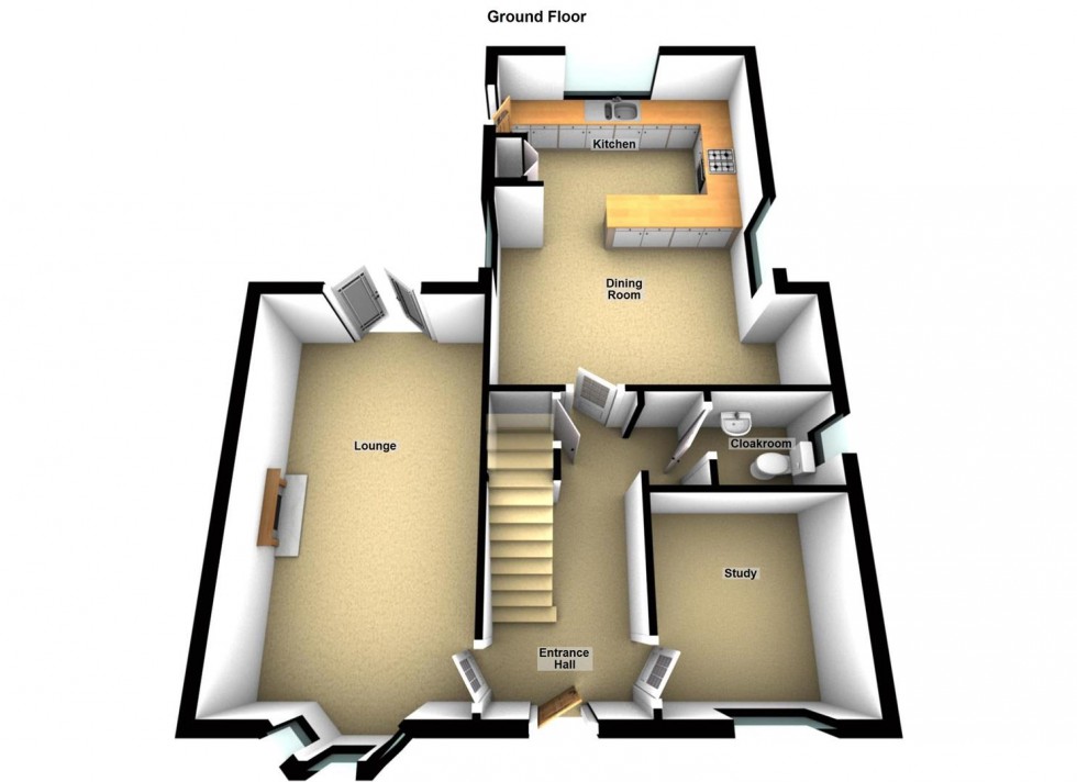 Floorplan for Standish Court, Peterborough