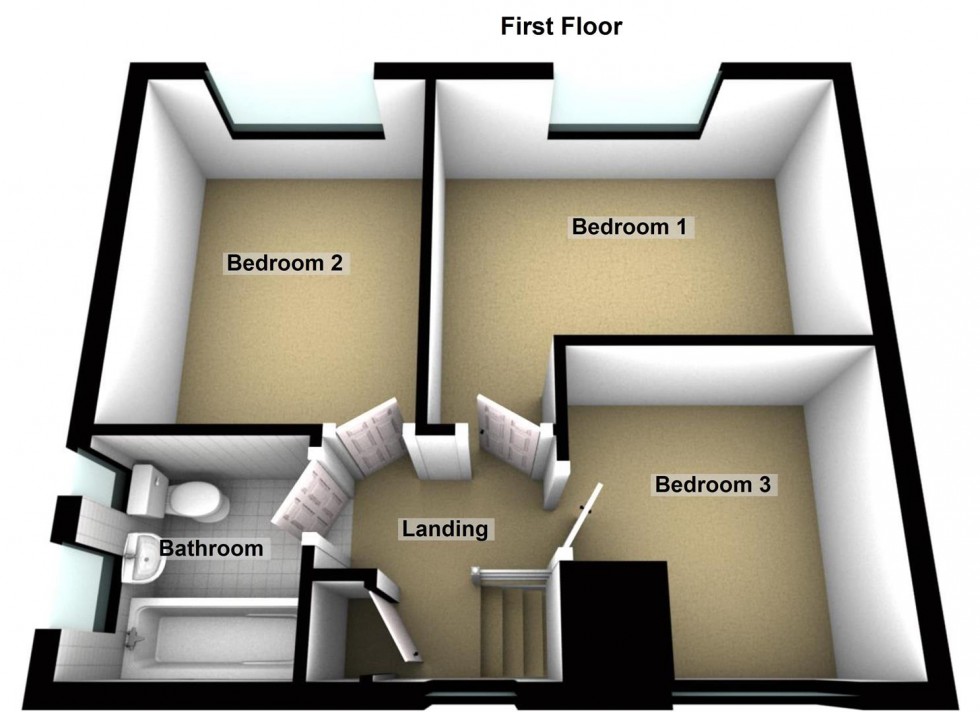 Floorplan for Dover Road, Peterborough