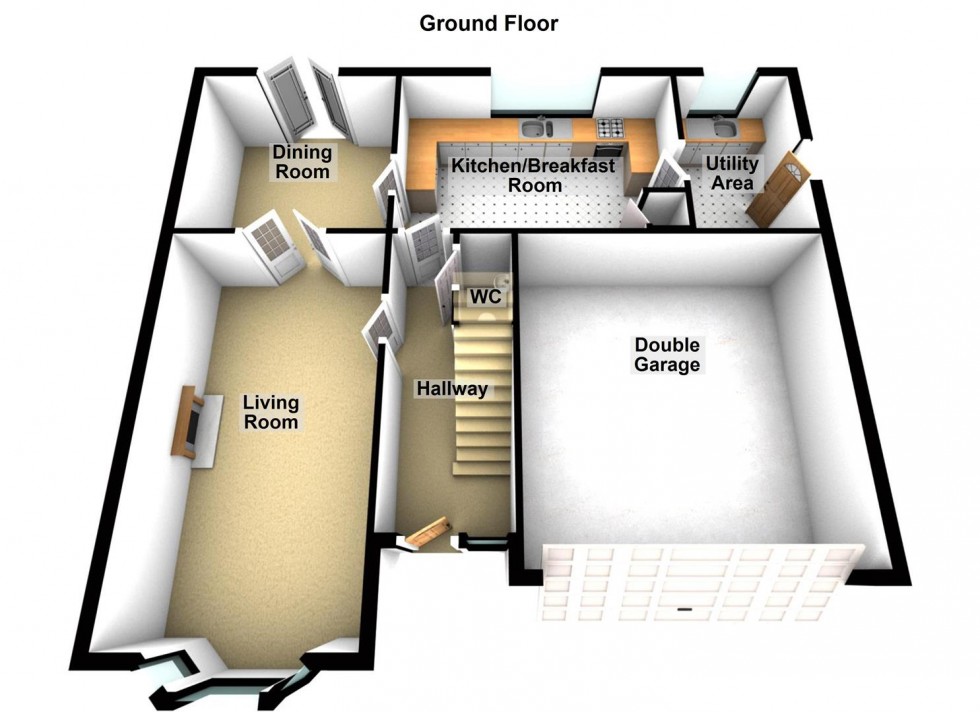 Floorplan for Drybread Road, Whittlesey, Peterborough