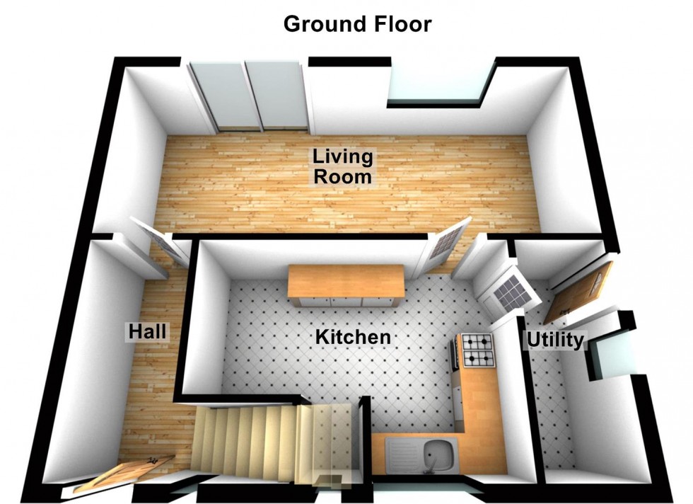 Floorplan for Western Avenue, Peterborough