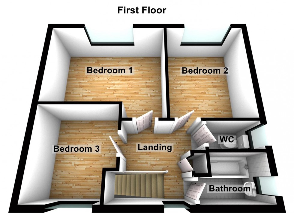 Floorplan for Western Avenue, Peterborough