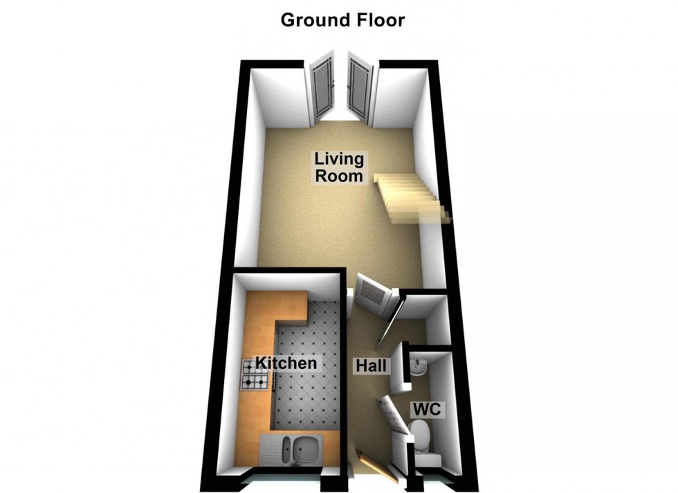 Floorplan for Morris Court, Yaxley, Peterborough