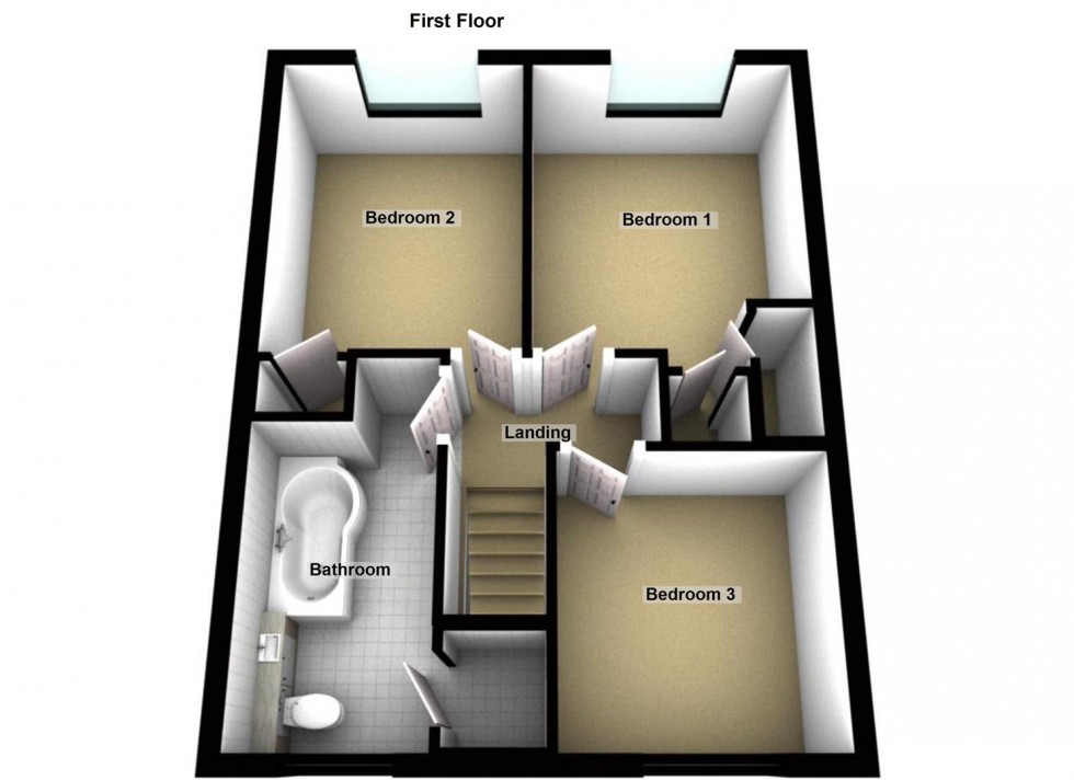 Floorplan for Orchard Close, Stilton, Peterborough