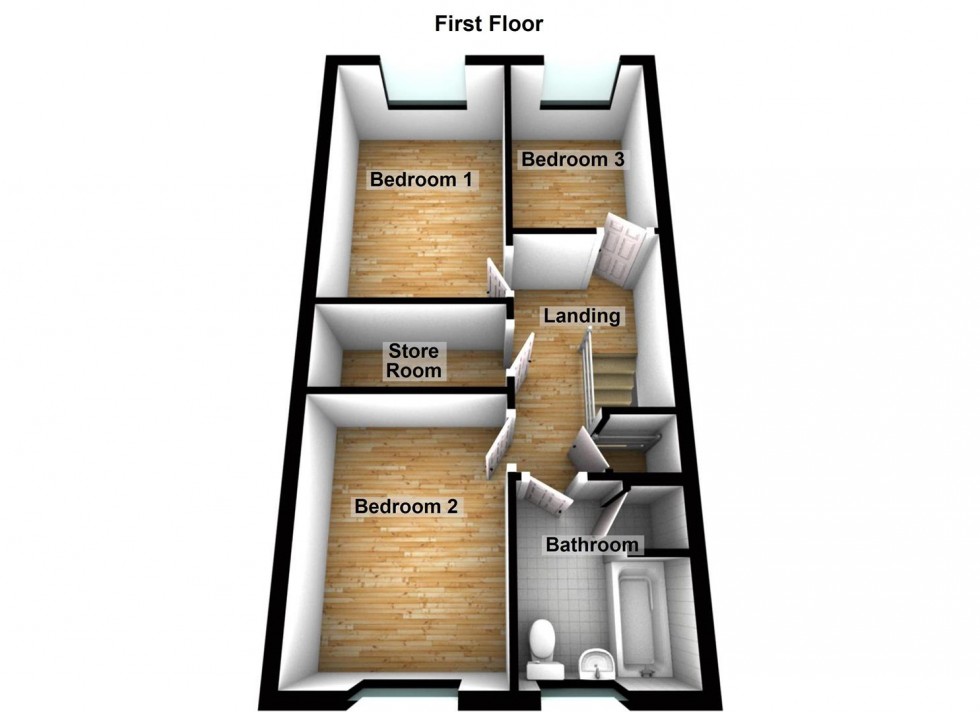 Floorplan for Wheatdole, Orton Goldhay, Peterborough