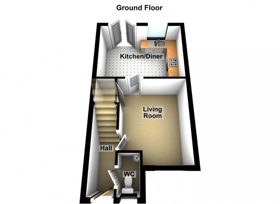 Floorplan for Daphne Grove, Cardea, Peterborough