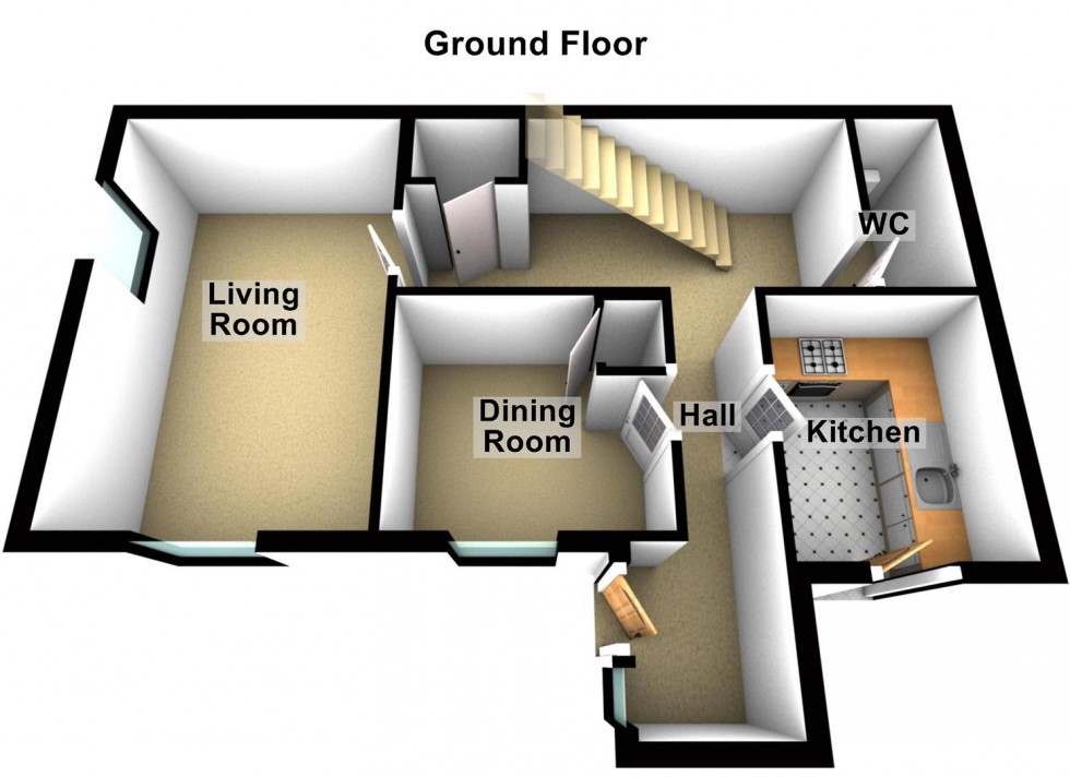 Floorplan for Saxby Gardens, Peterborough