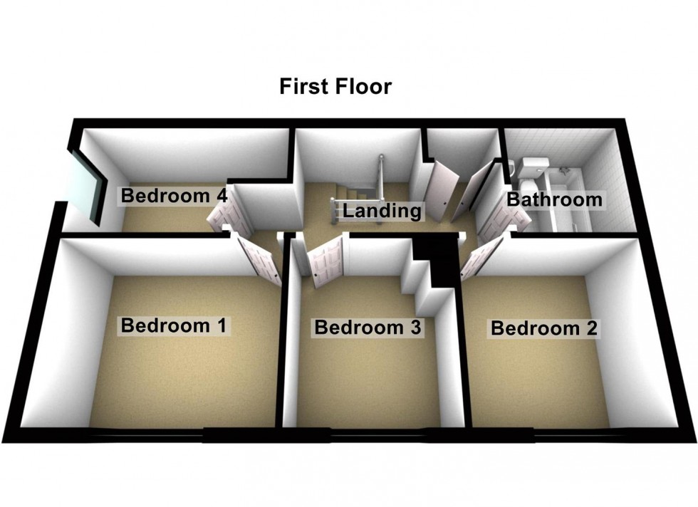 Floorplan for Saxby Gardens, Peterborough