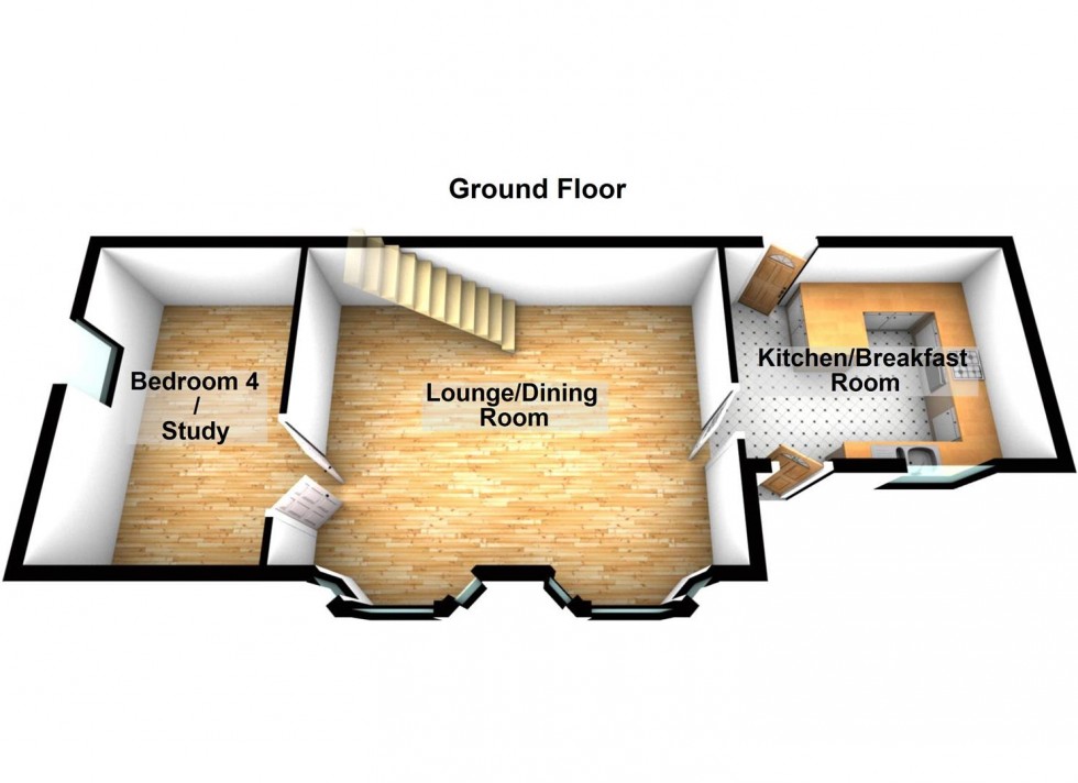 Floorplan for Lynton Road, Peterborough