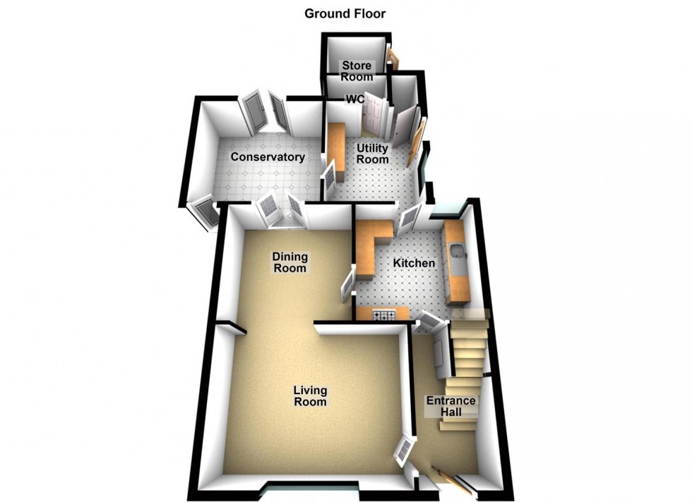 Floorplan for Eyebury Road, Eye, Peterborough