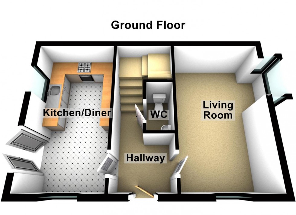 Floorplan for Soke Road, Newborough, Peterborough