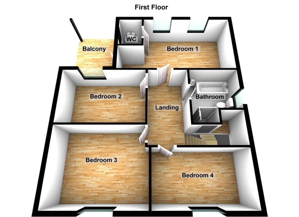 Floorplan for High Street, Sawtry, Huntingdon