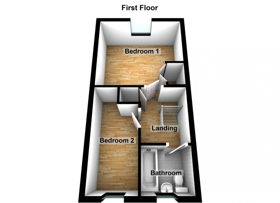 Floorplan for Sunnymead, Werrington, Peterborough