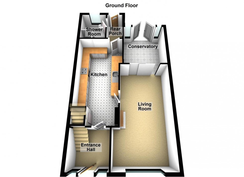 Floorplan for Stukeley Close, Stanground, Peterborough