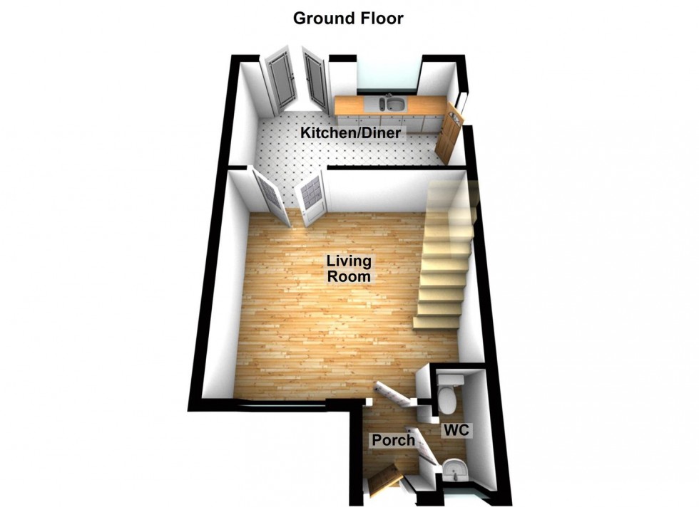 Floorplan for Middleham Close, Peterborough