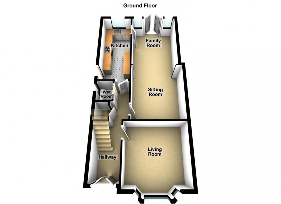 Floorplan for Peveril Road, Peterborough