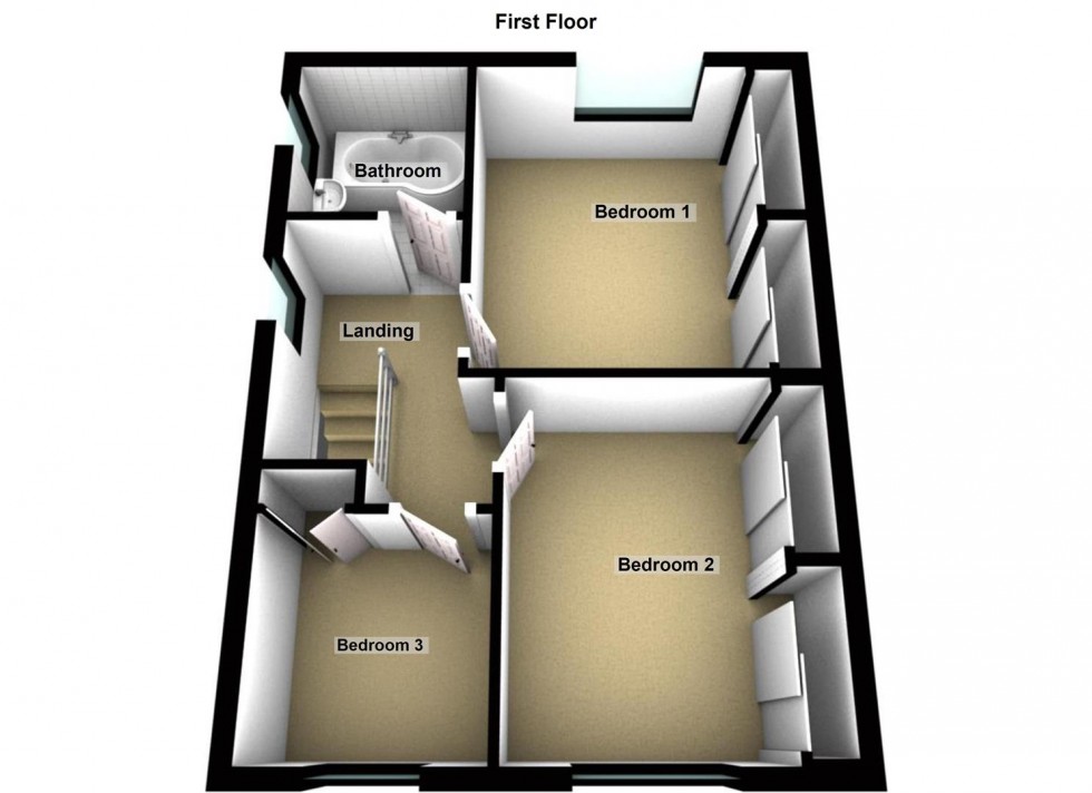 Floorplan for Peveril Road, Peterborough