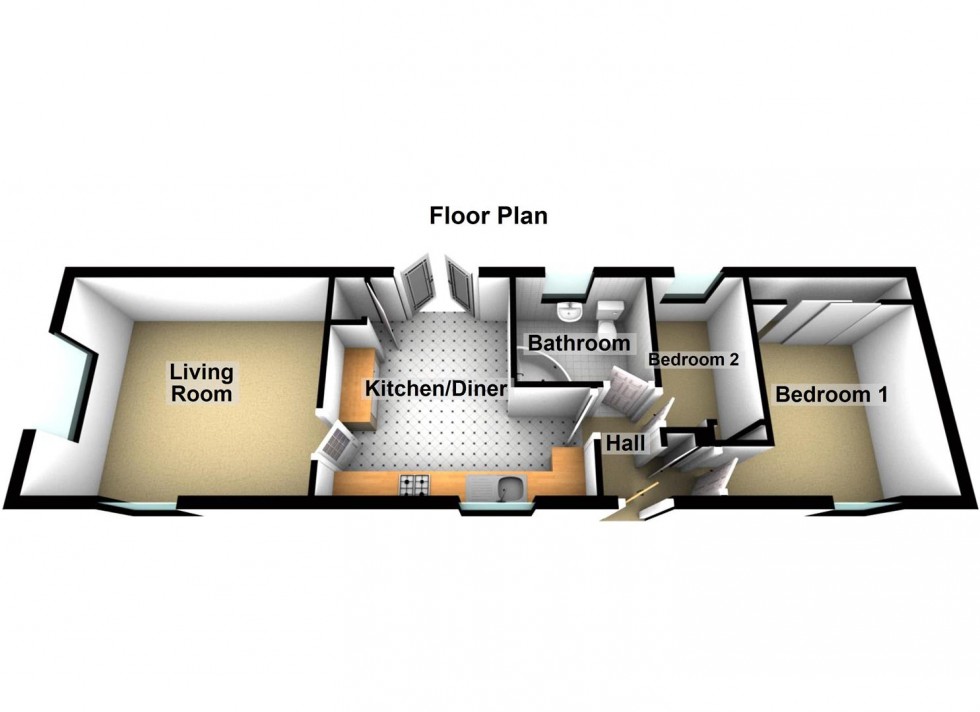 Floorplan for Keys Park, Parnwell, Peterborough